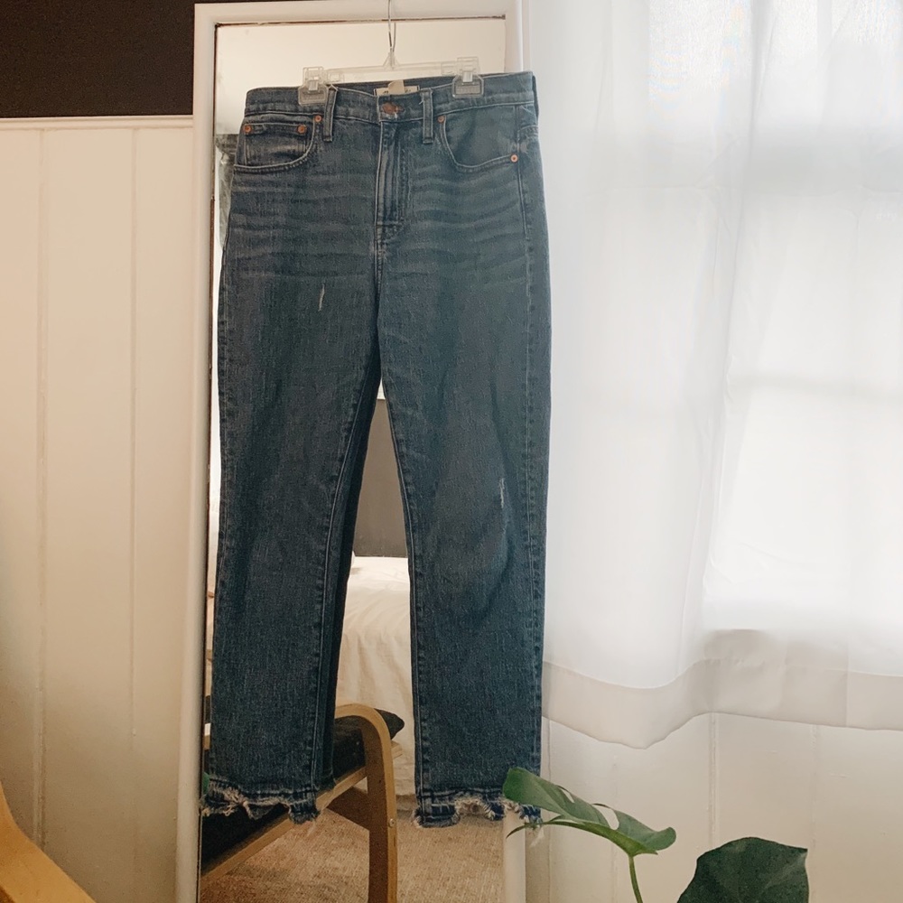 Madewell High Rise Slim Boy Jeans